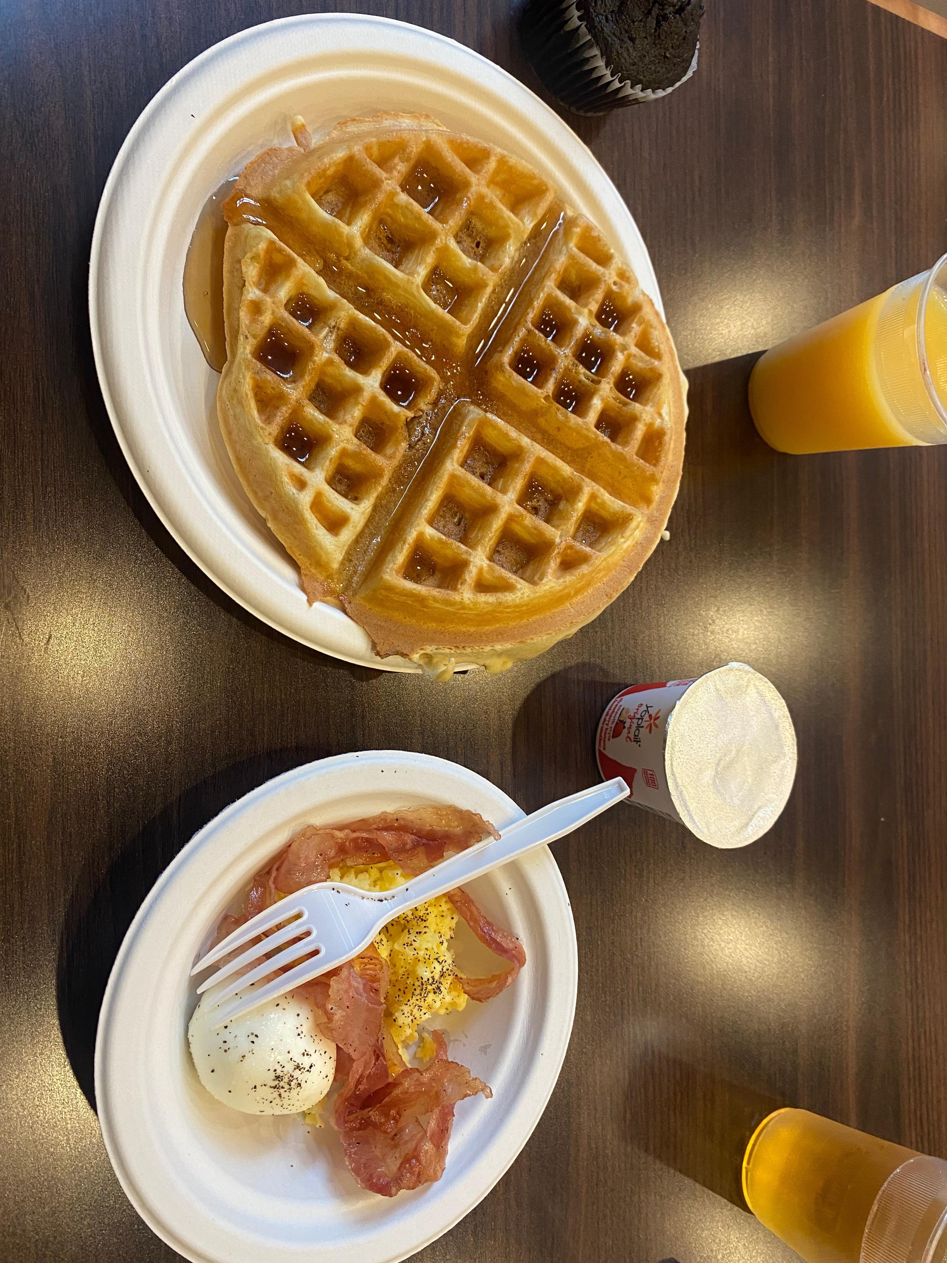 Included Breakfast has many options and can fill you up