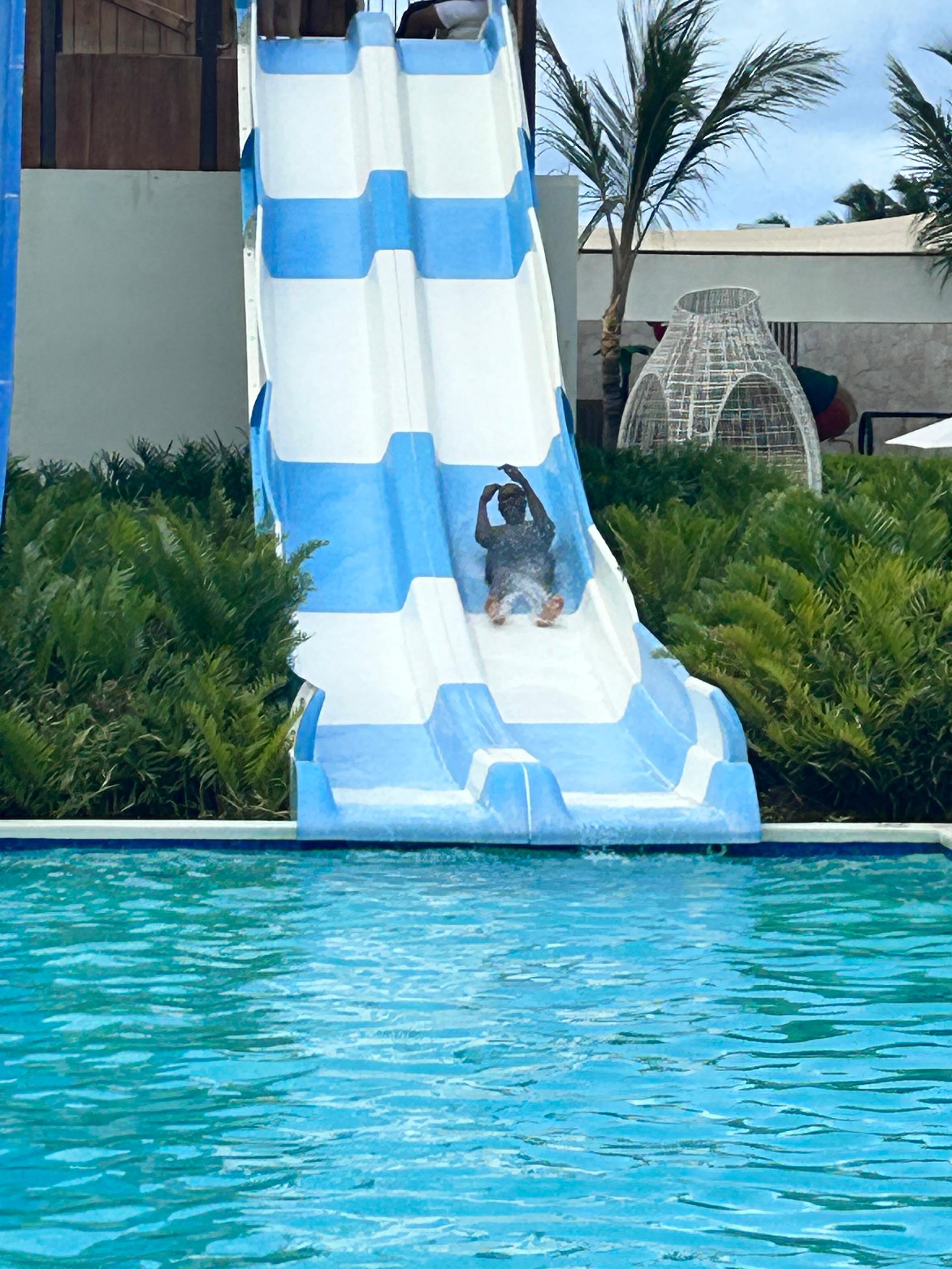 Water slide for family fun