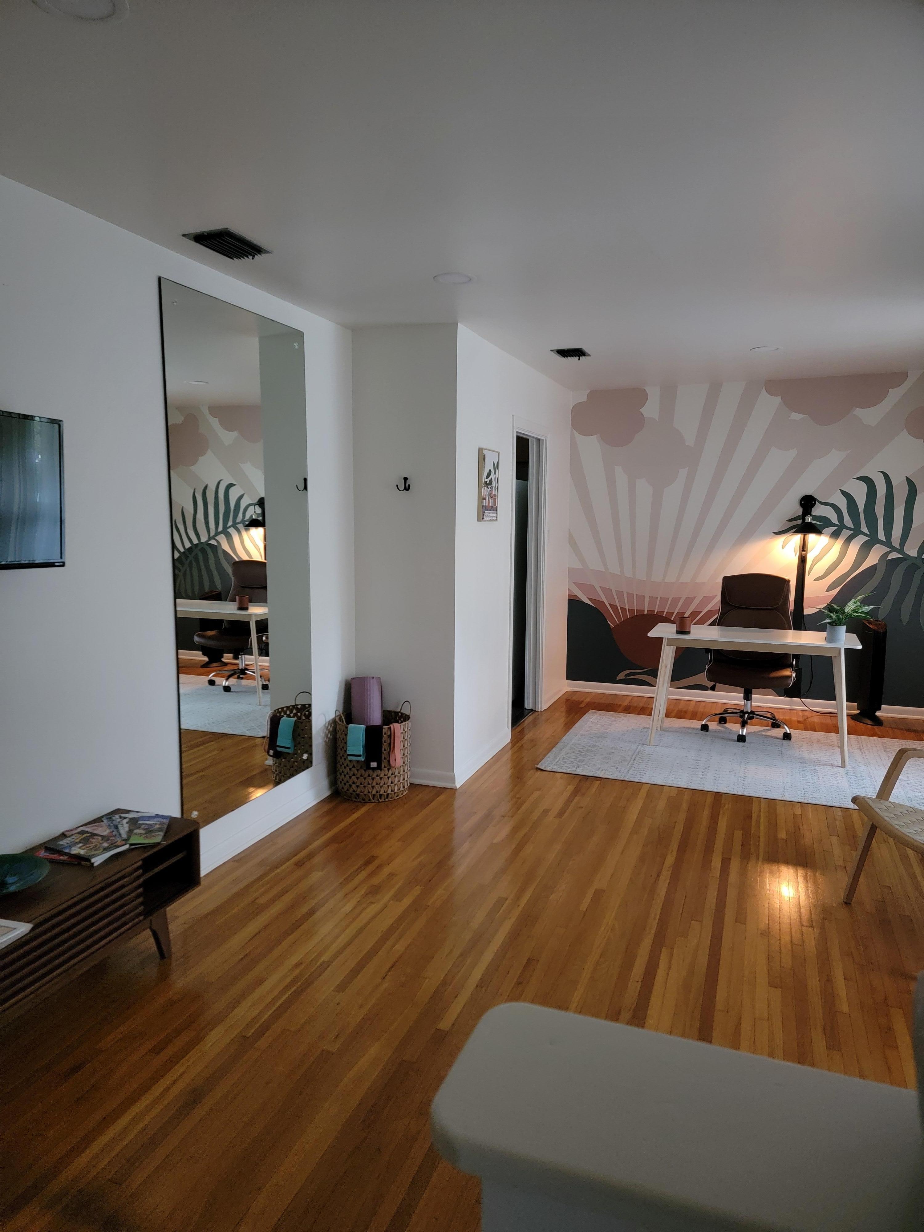 Office, meditation, exercise front room