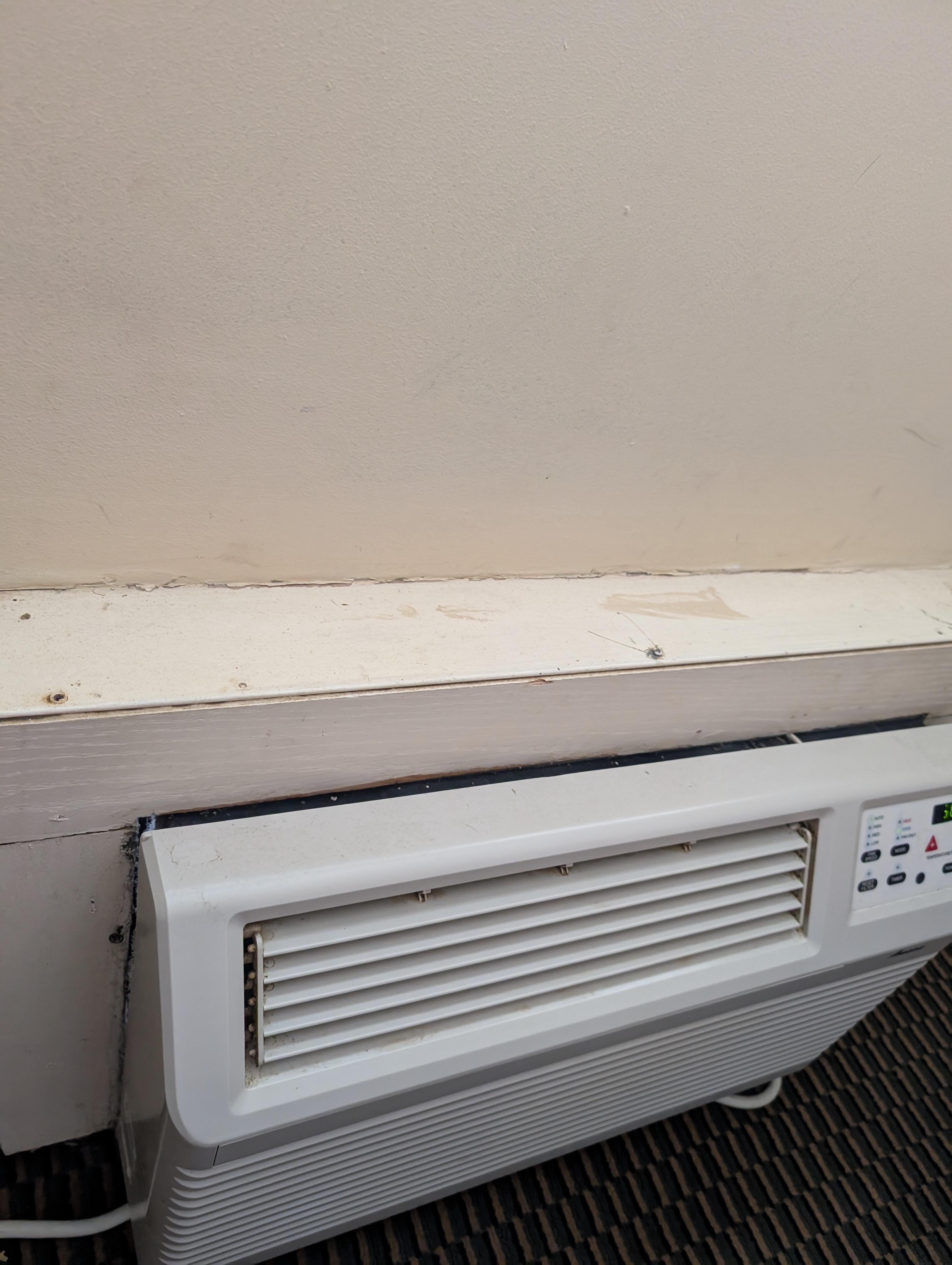 Area around air conditioner