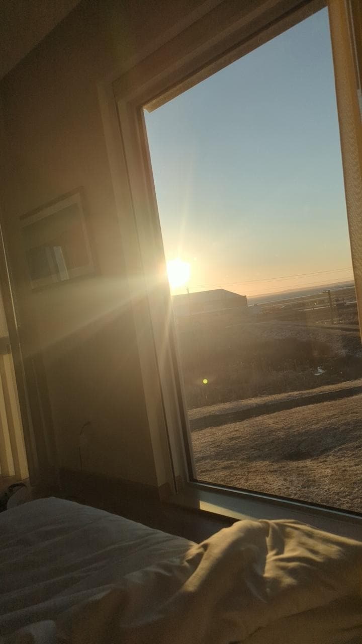 Sunrise suite views in the morning 
