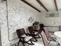 if you stay, you sign the wall. :)