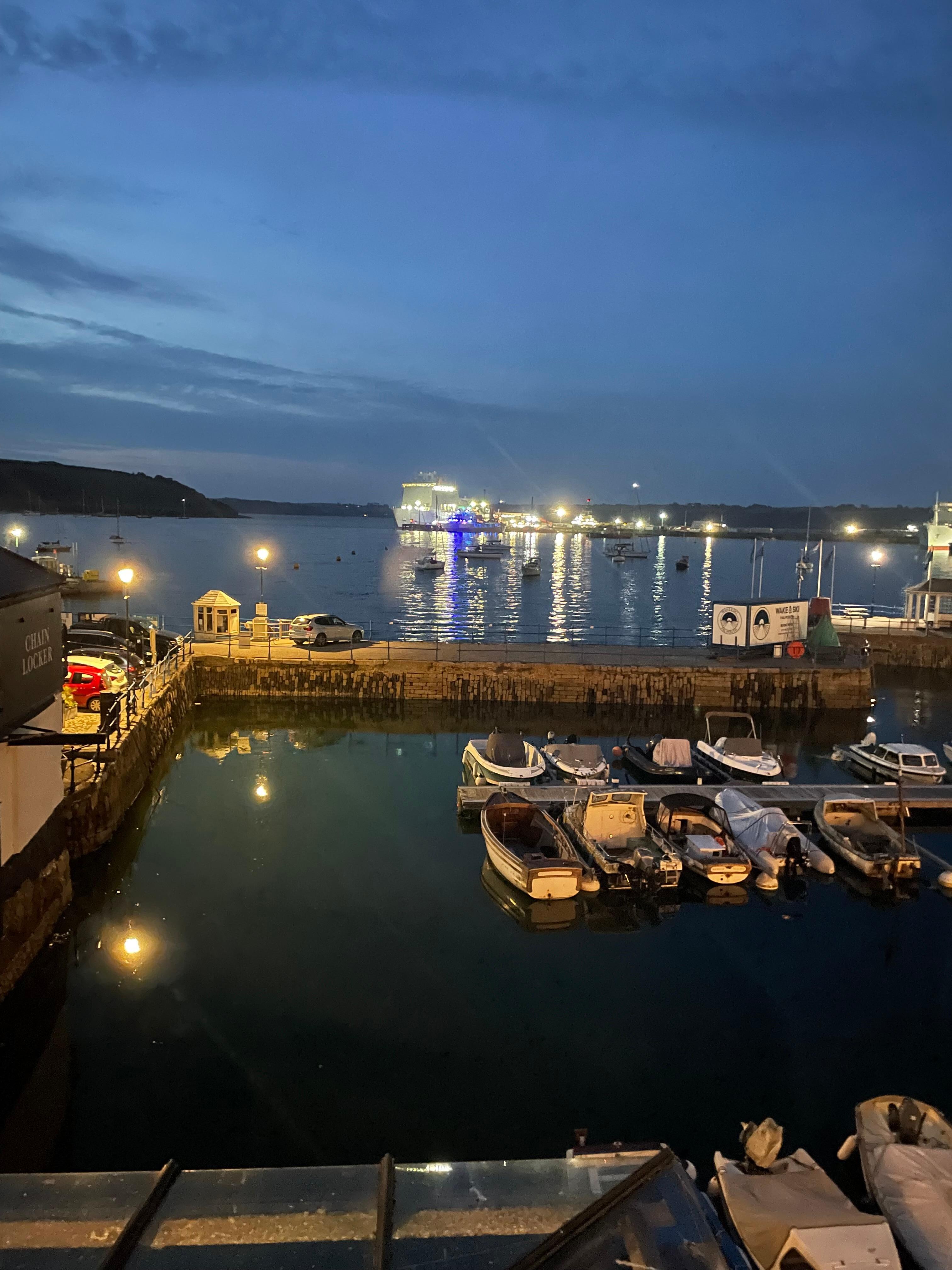 Room view at night