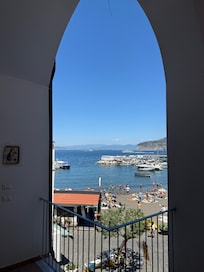View from the first floor, one more floor to the house