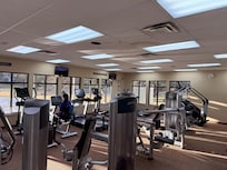 Uncrowded gym with great machines