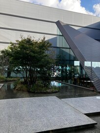 Atrium garden next to lobby