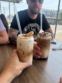 Lattes and brunch at Mila’s (amazing food!)