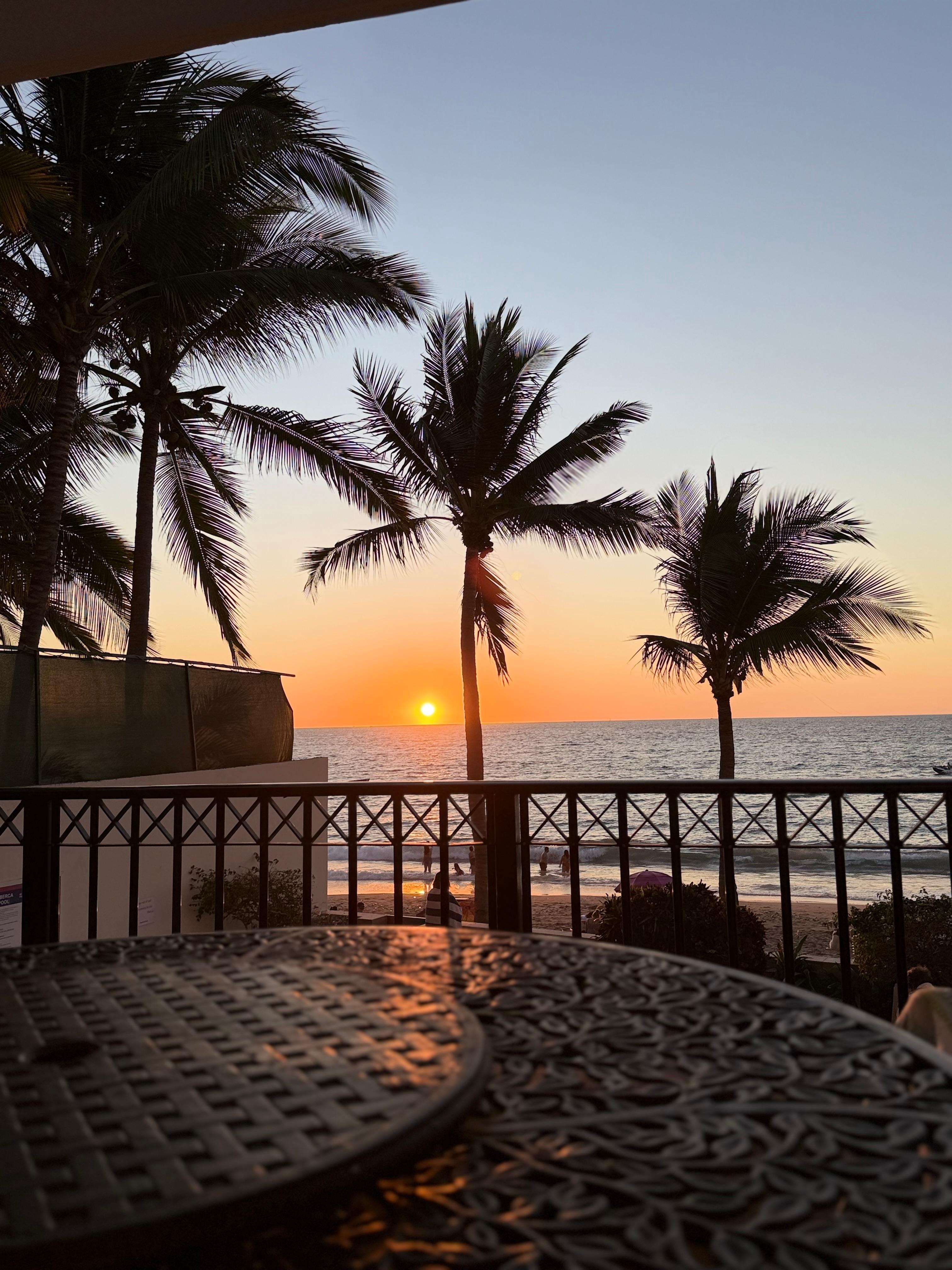 Sunset from the pario