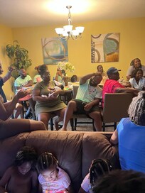 Game night with the family