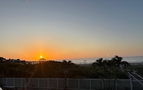 Early morning view from balcony