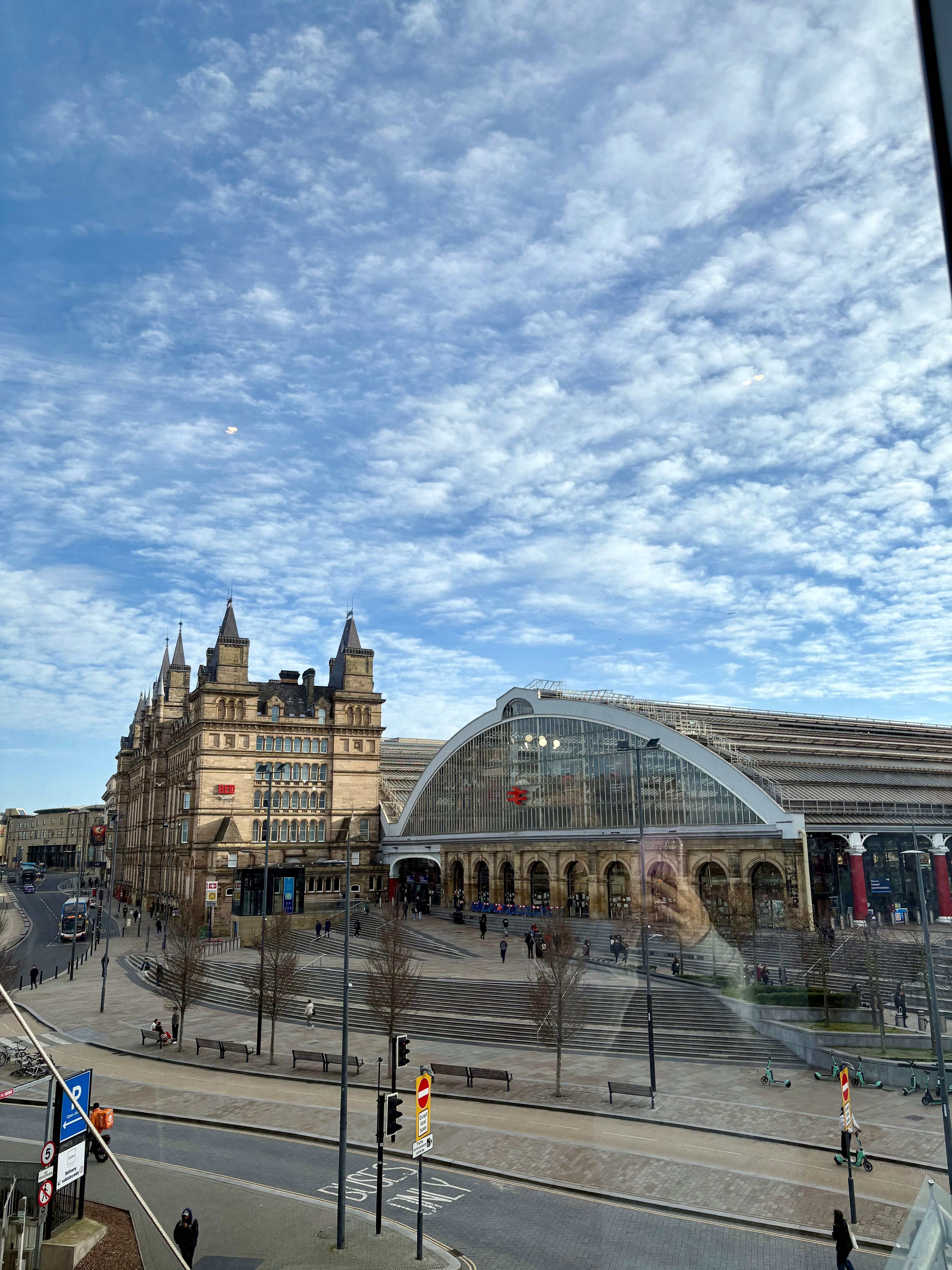 View from the breakfast area. 
