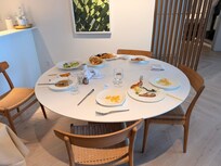 I hit the buzzer and as you can see by this photo, the food sat in the room half a day