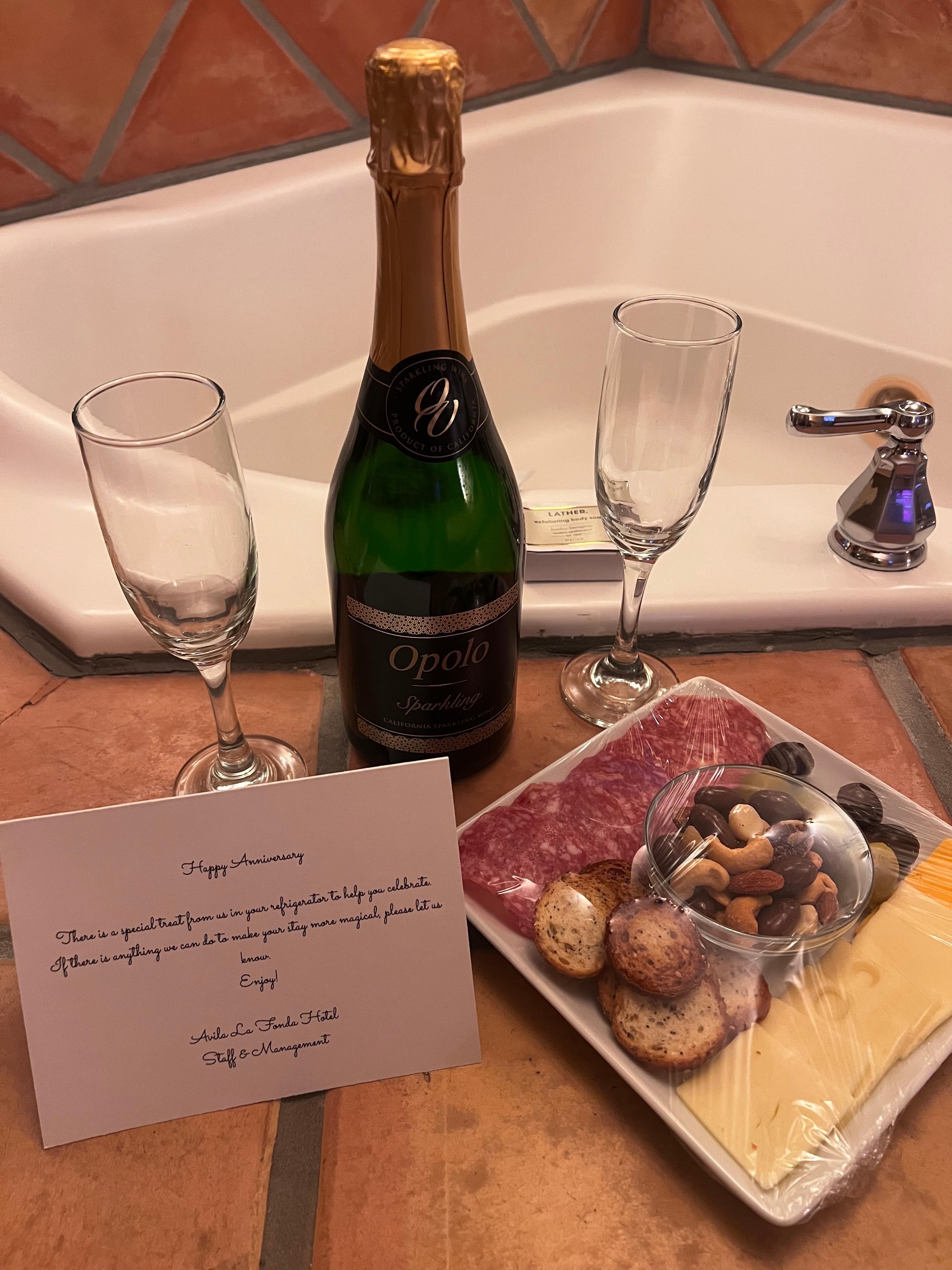Thank you so much for the complementary for our 17 years Anniversary.