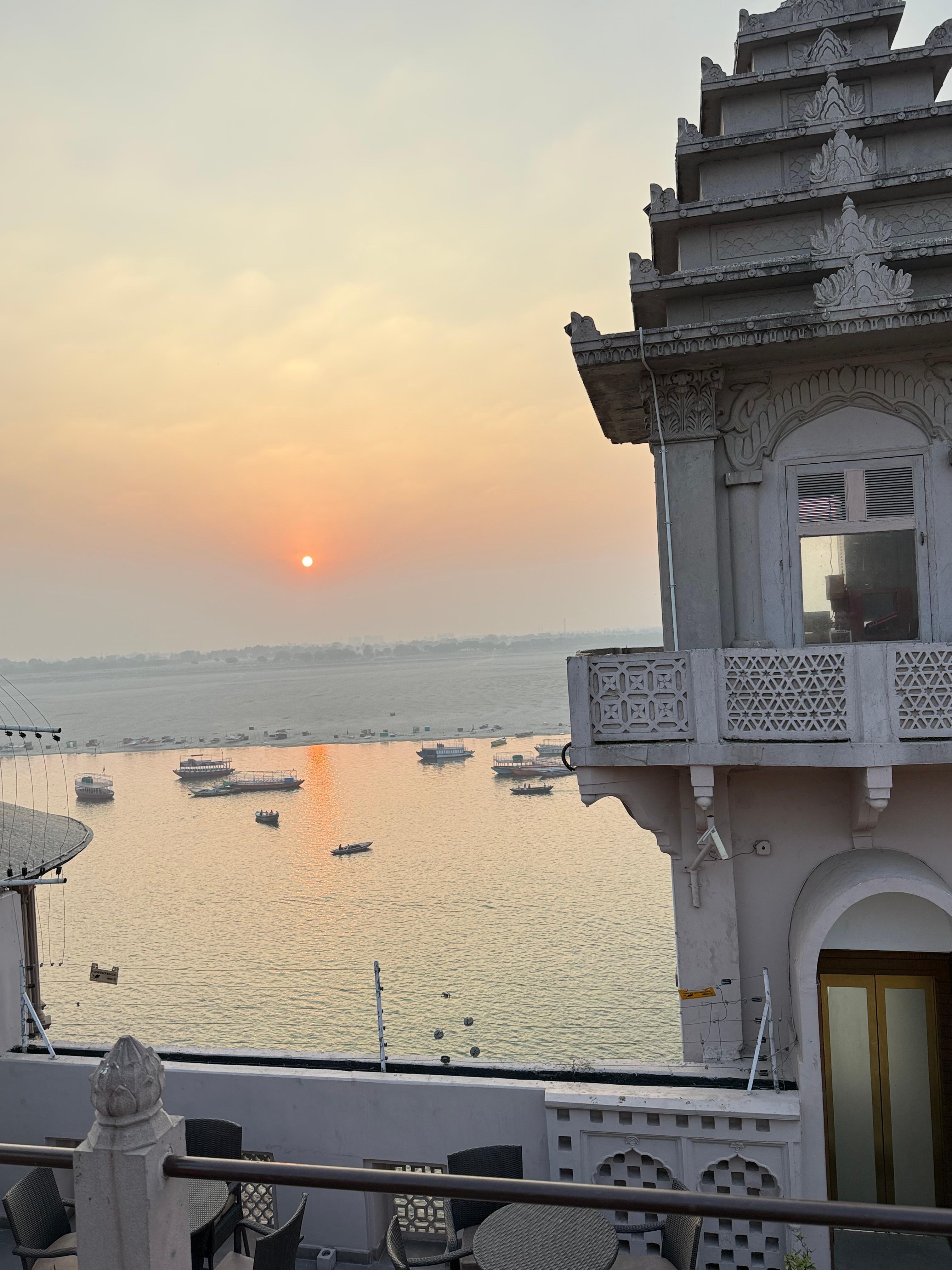 Sunrise from 2nd floor terrace 