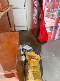 Junk stored in soda area