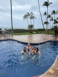 Tons of pool time. BBQs for use in pool area.