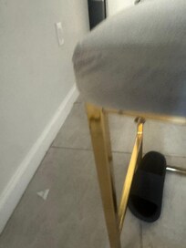 Nails coming out of the chair.