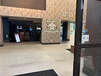 Entry to hotel was located in the parking garage area.