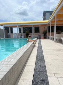 Rooftop pool