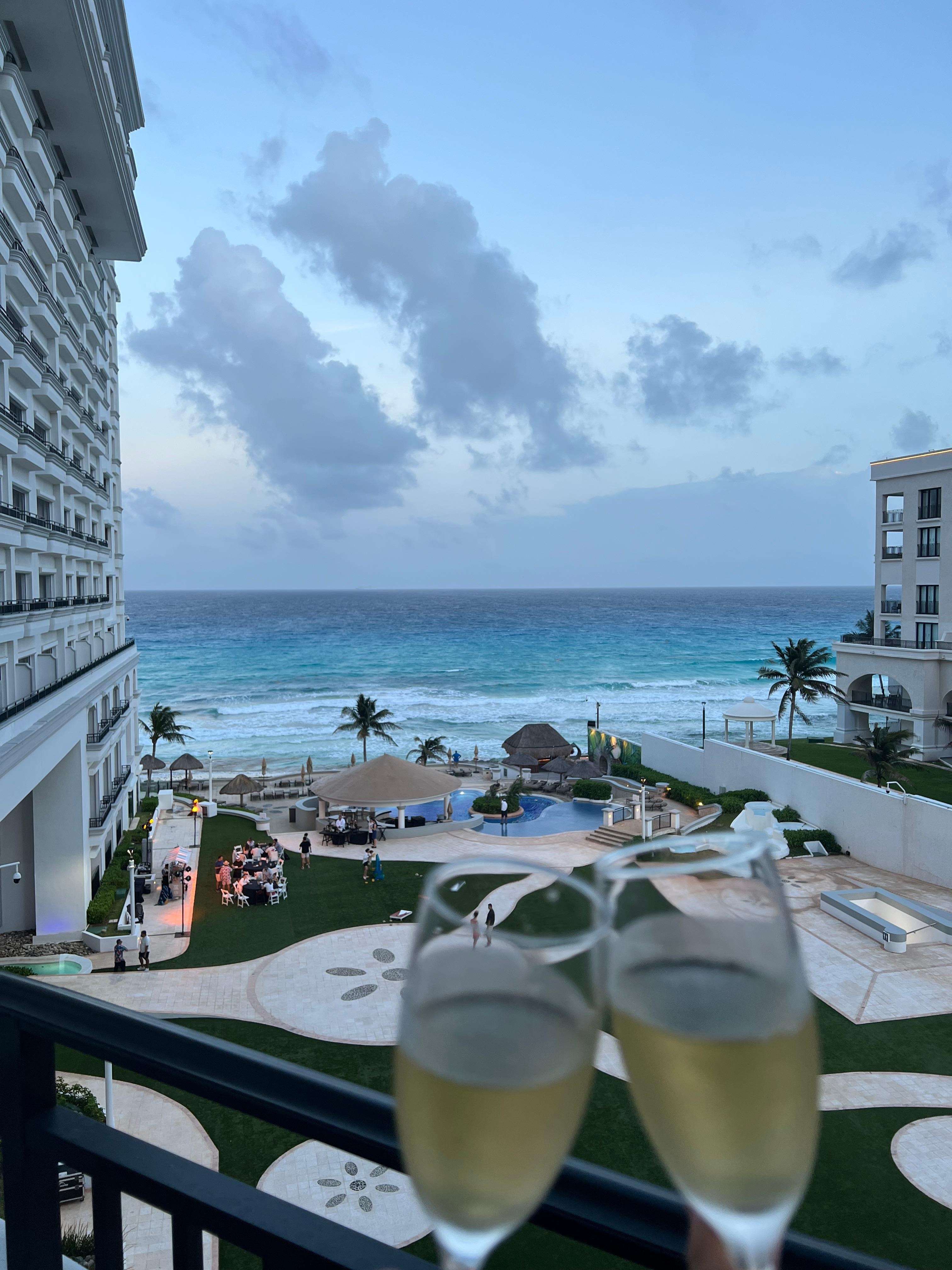 View from the balcony of room 528