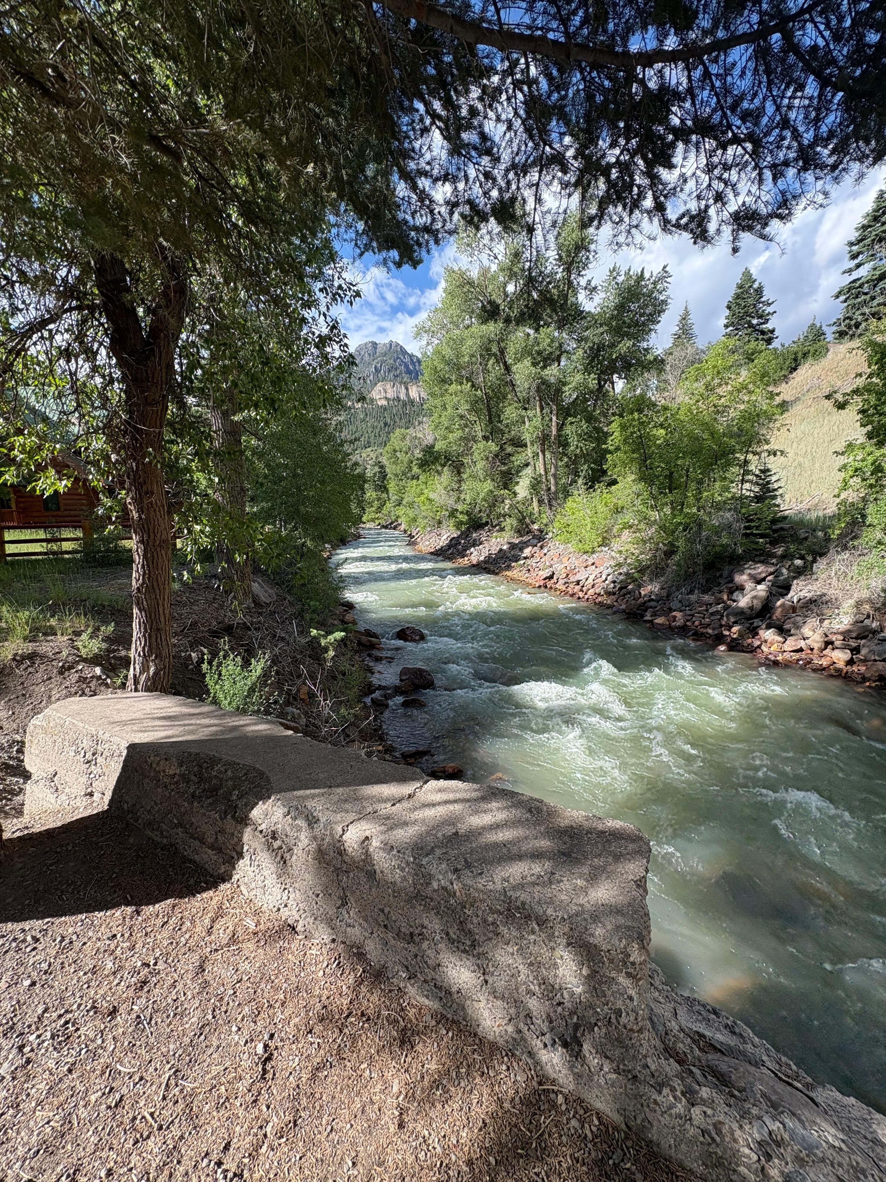 Walk a few feet to this spot.