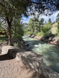 Walk a few feet to this spot.