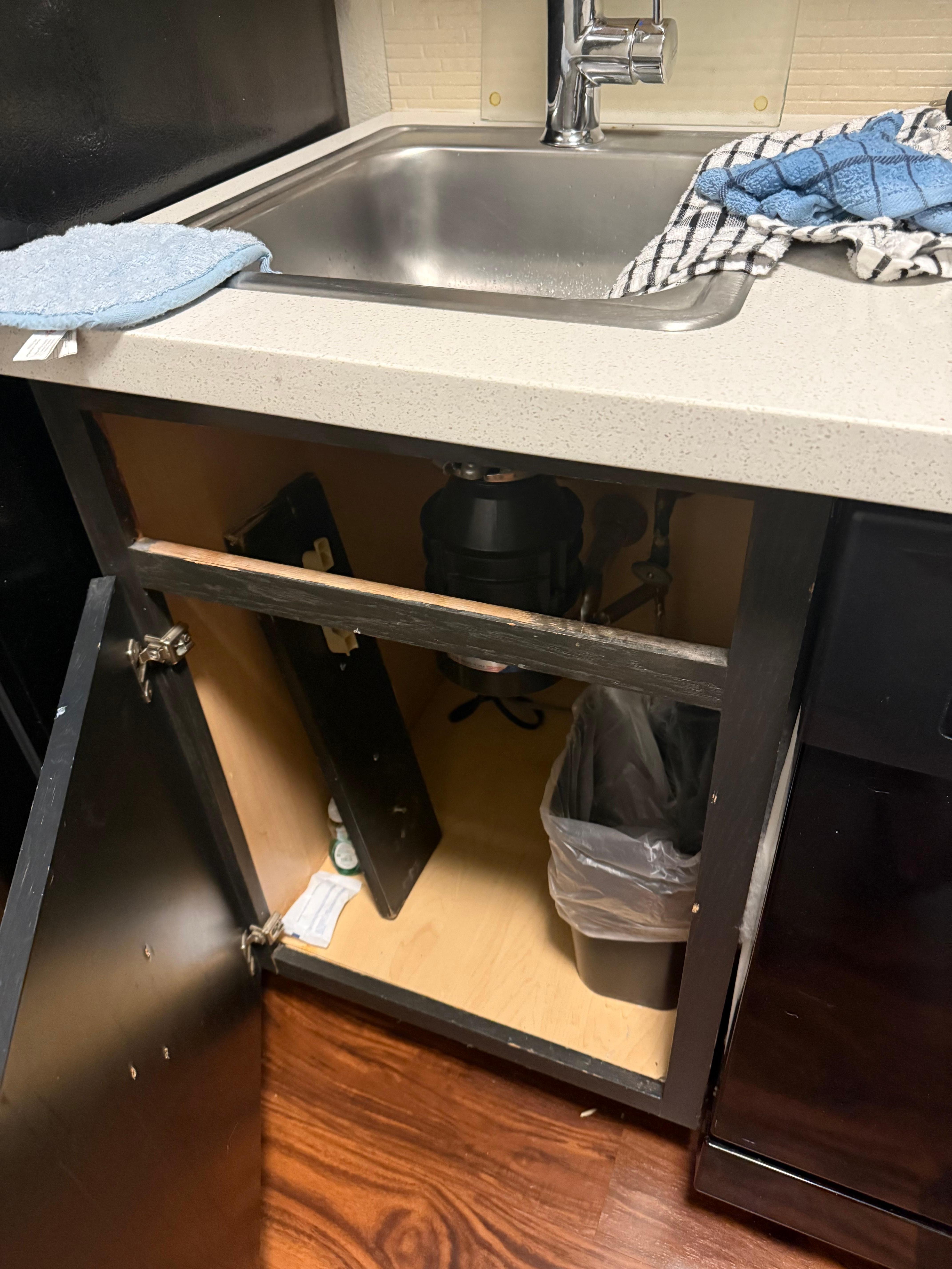 Door fell on my foot.