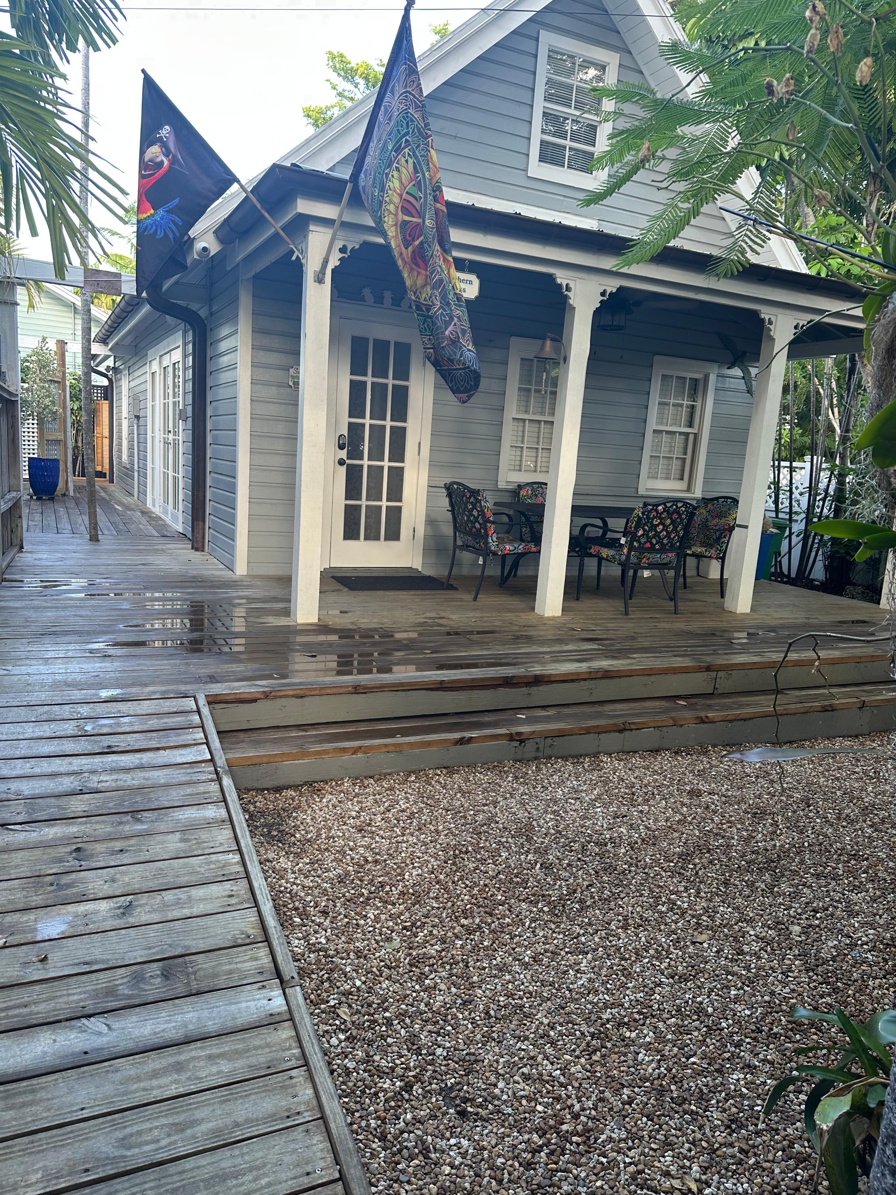 Right inside front gate