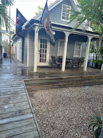 Right inside front gate