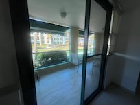 No curtain to sliding glass doors