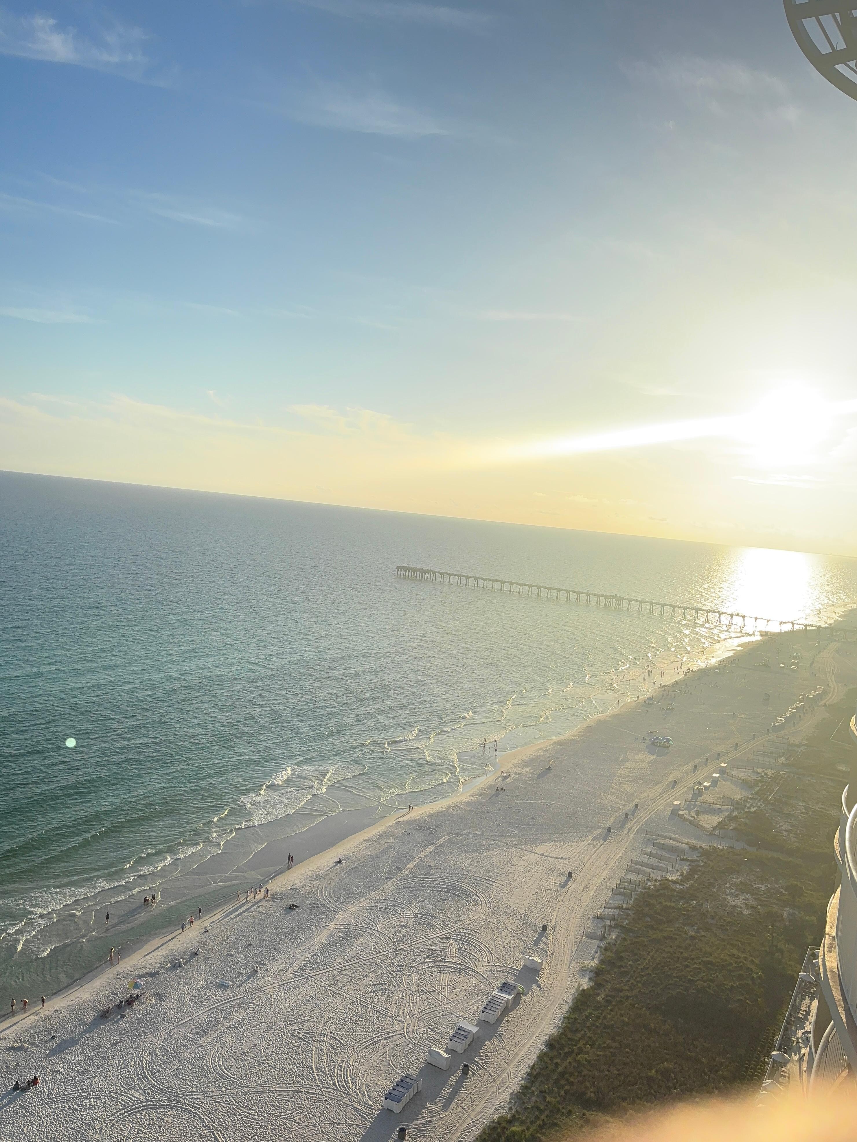 Sunset from balcony