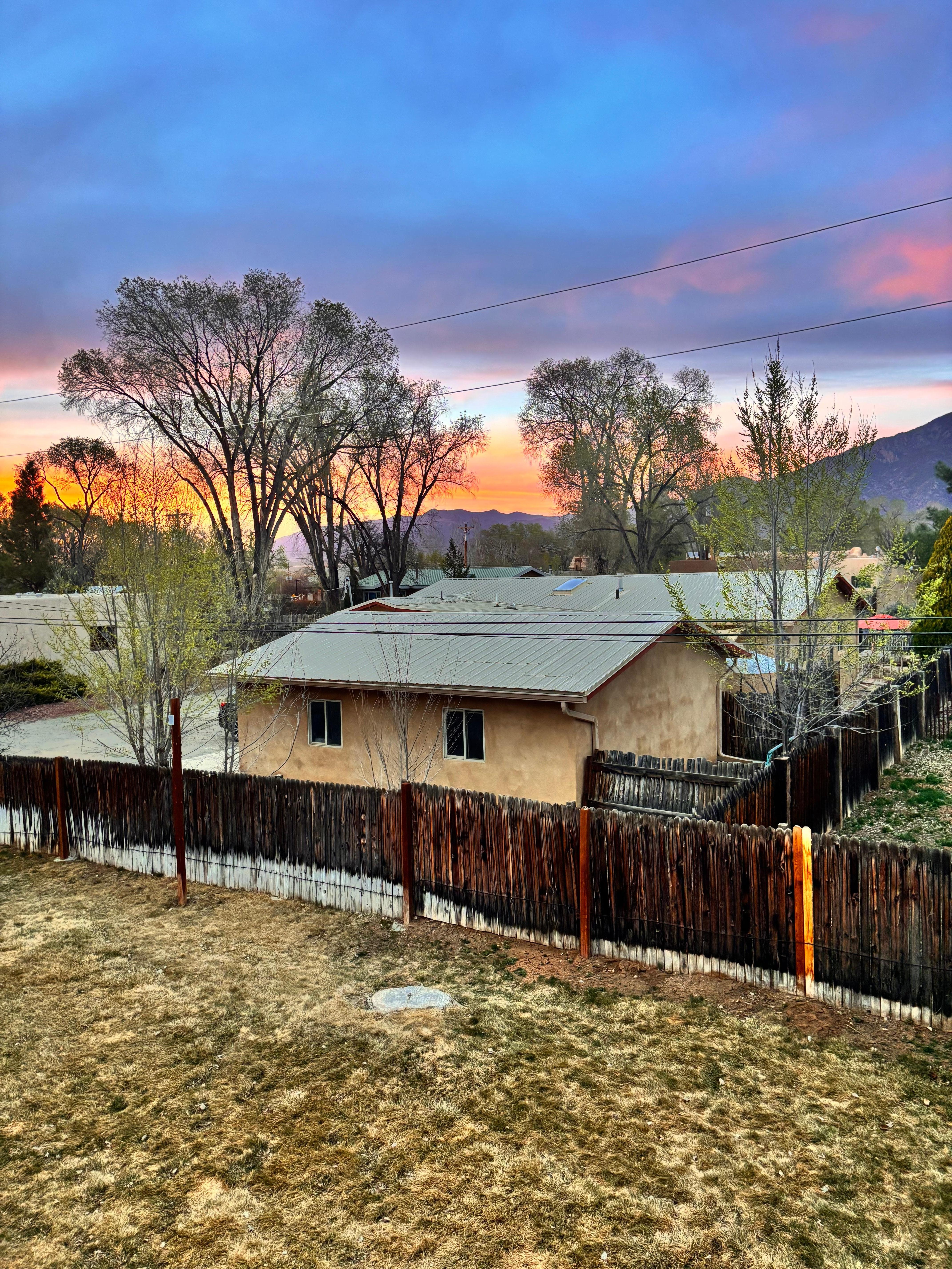 Beautiful sunsets from our balcony
