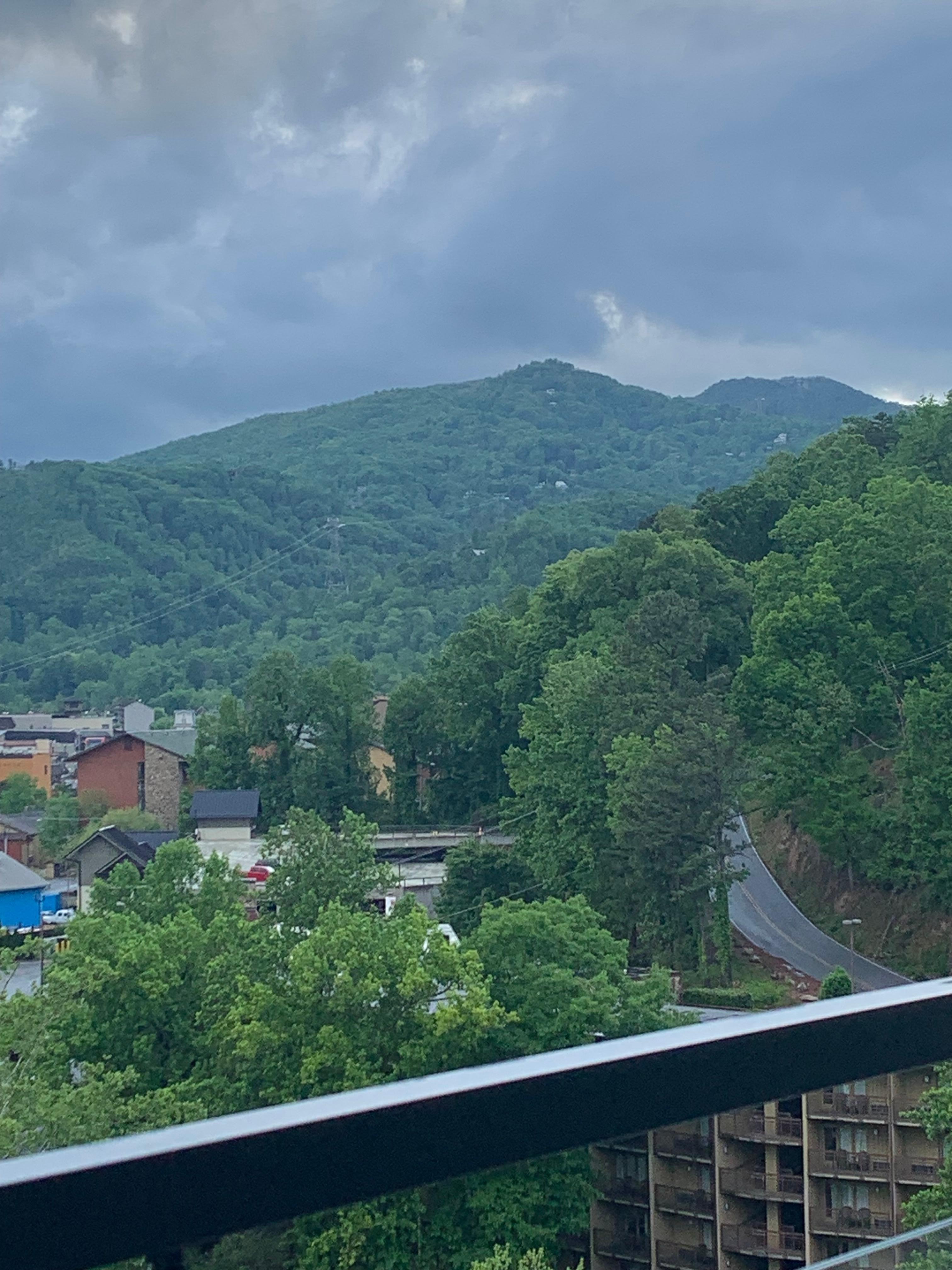View from our balcony. 