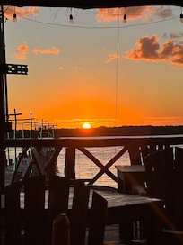 Sunsets are amazing on the island!