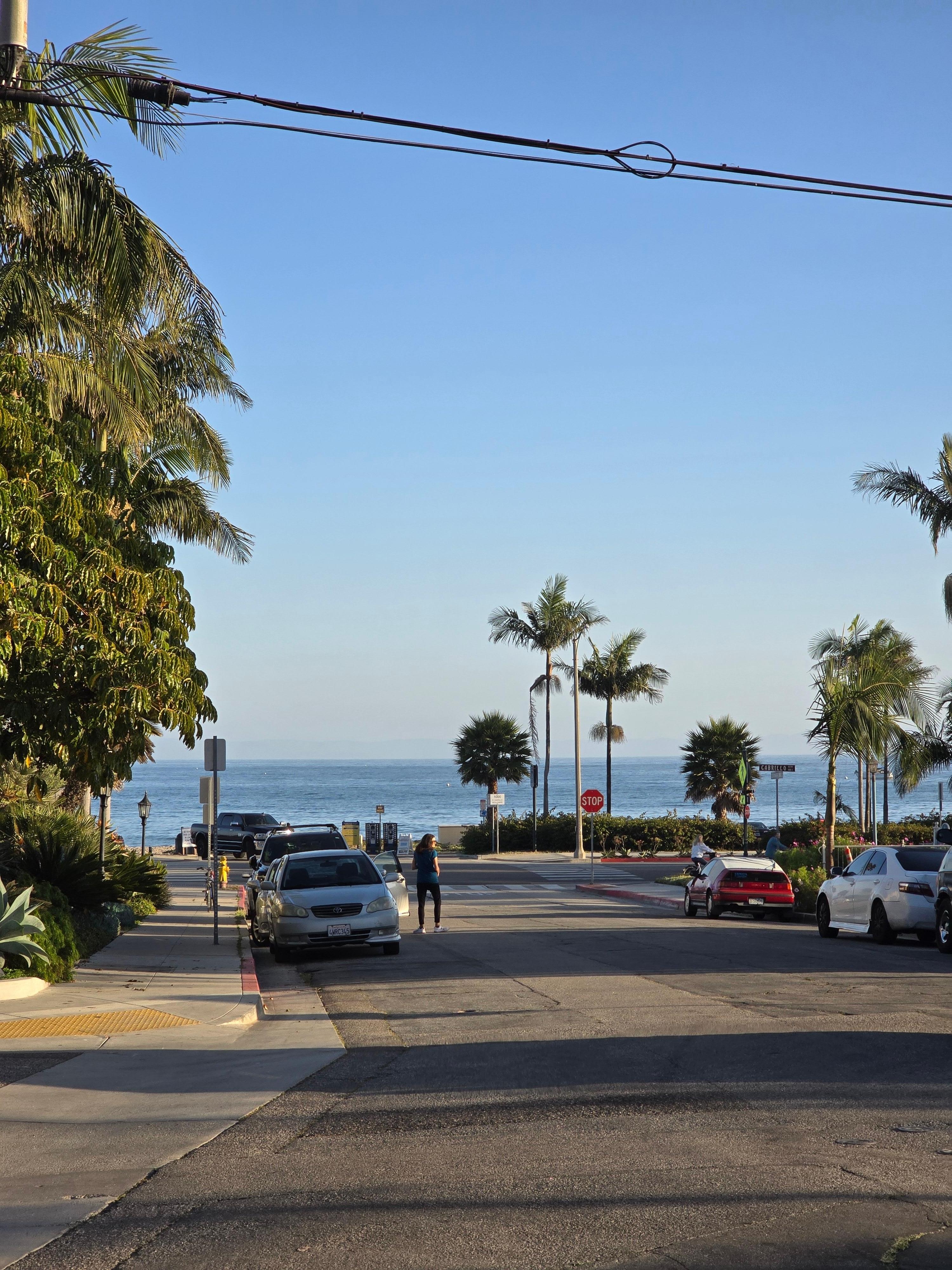 View from the corner of the motel