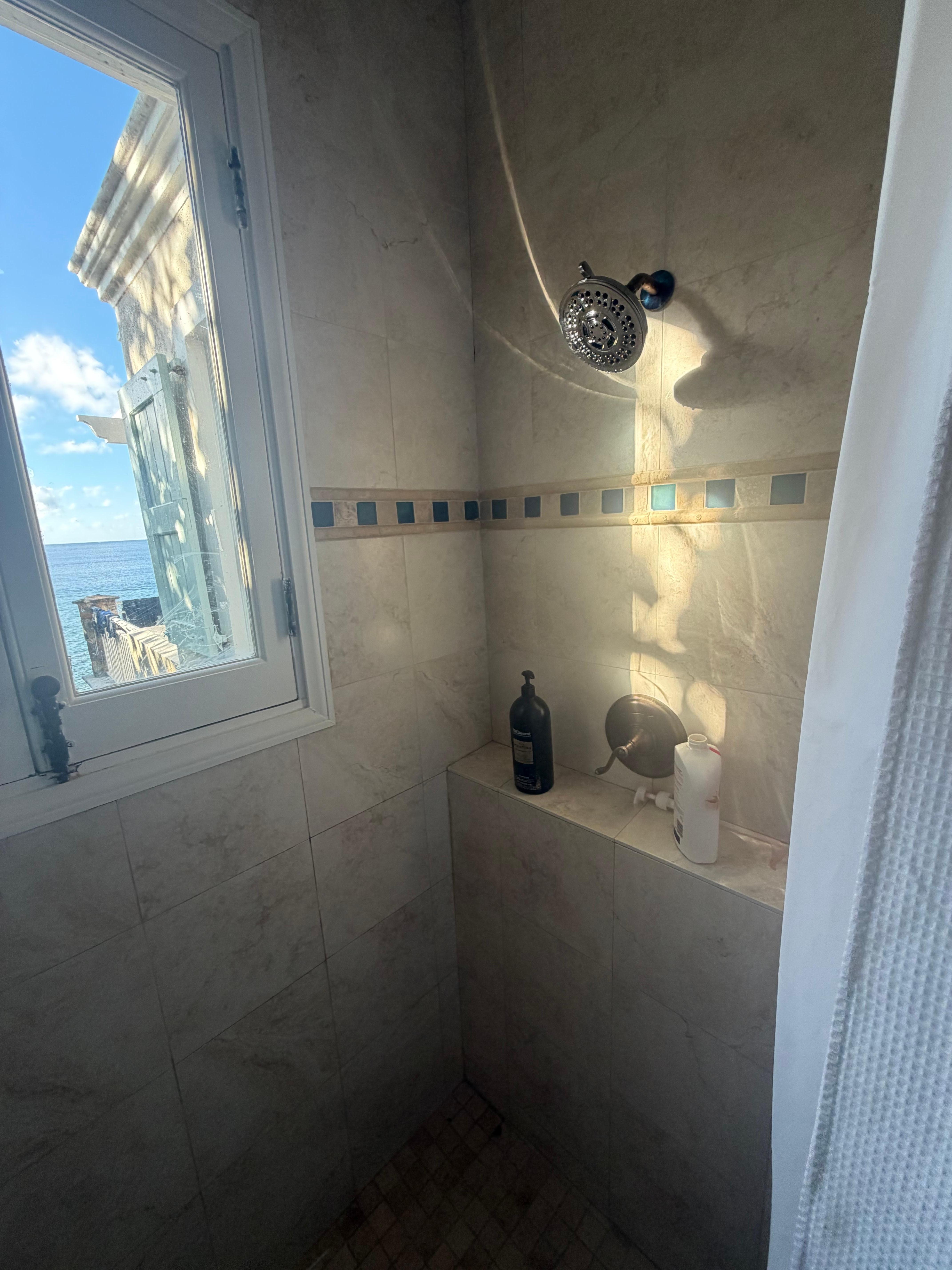Shower on but no water coming out 