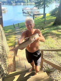 1st fish caught.