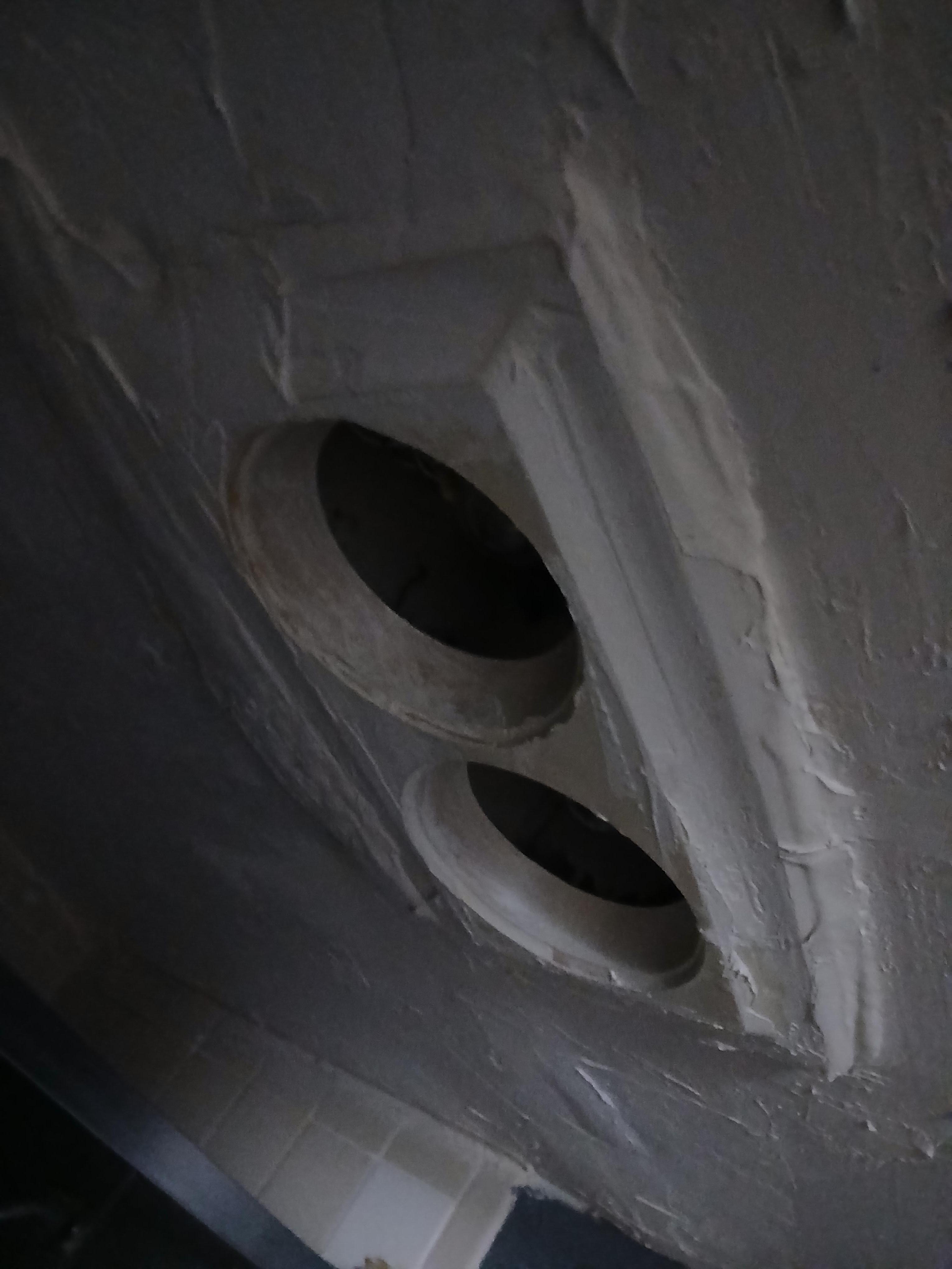 Holes to open electric areas.