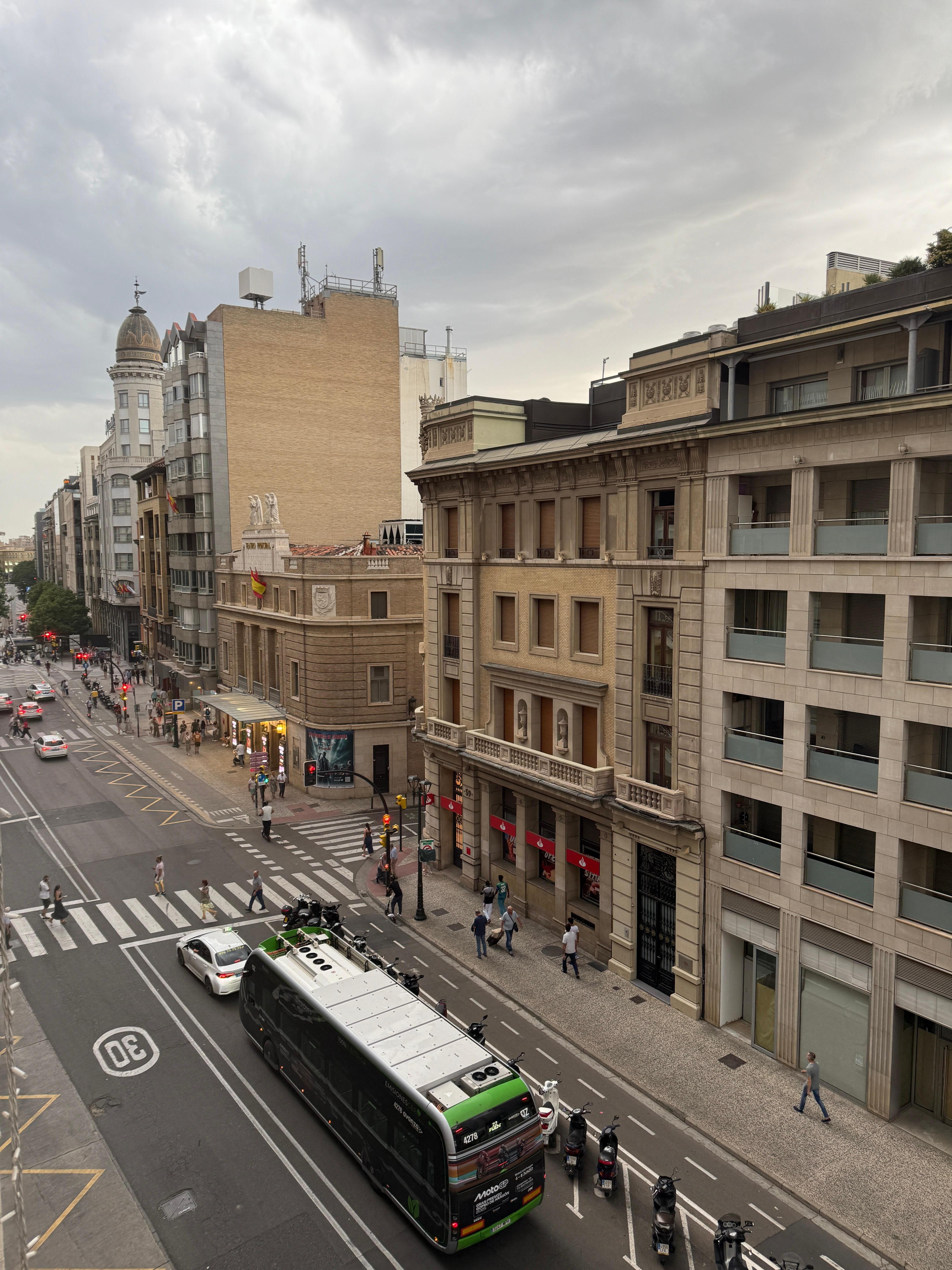 view from the third floor of the hotel