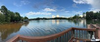 The view from the pier.