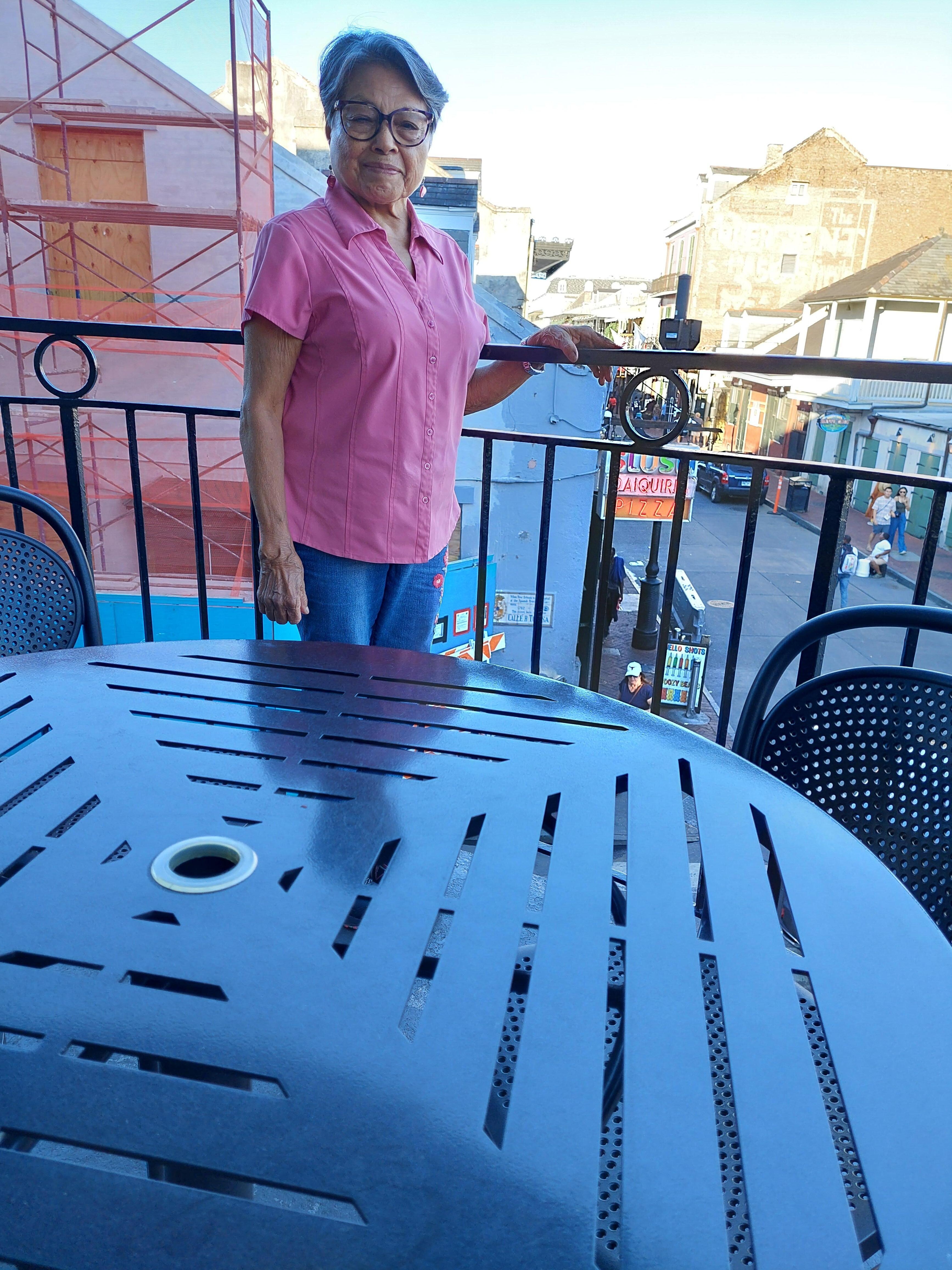 Balcony of the hotel 