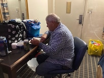 Pictures on website not accurate it showed cloth couch and loveseat and they were leather. Appliances white on web but they were stainless steel