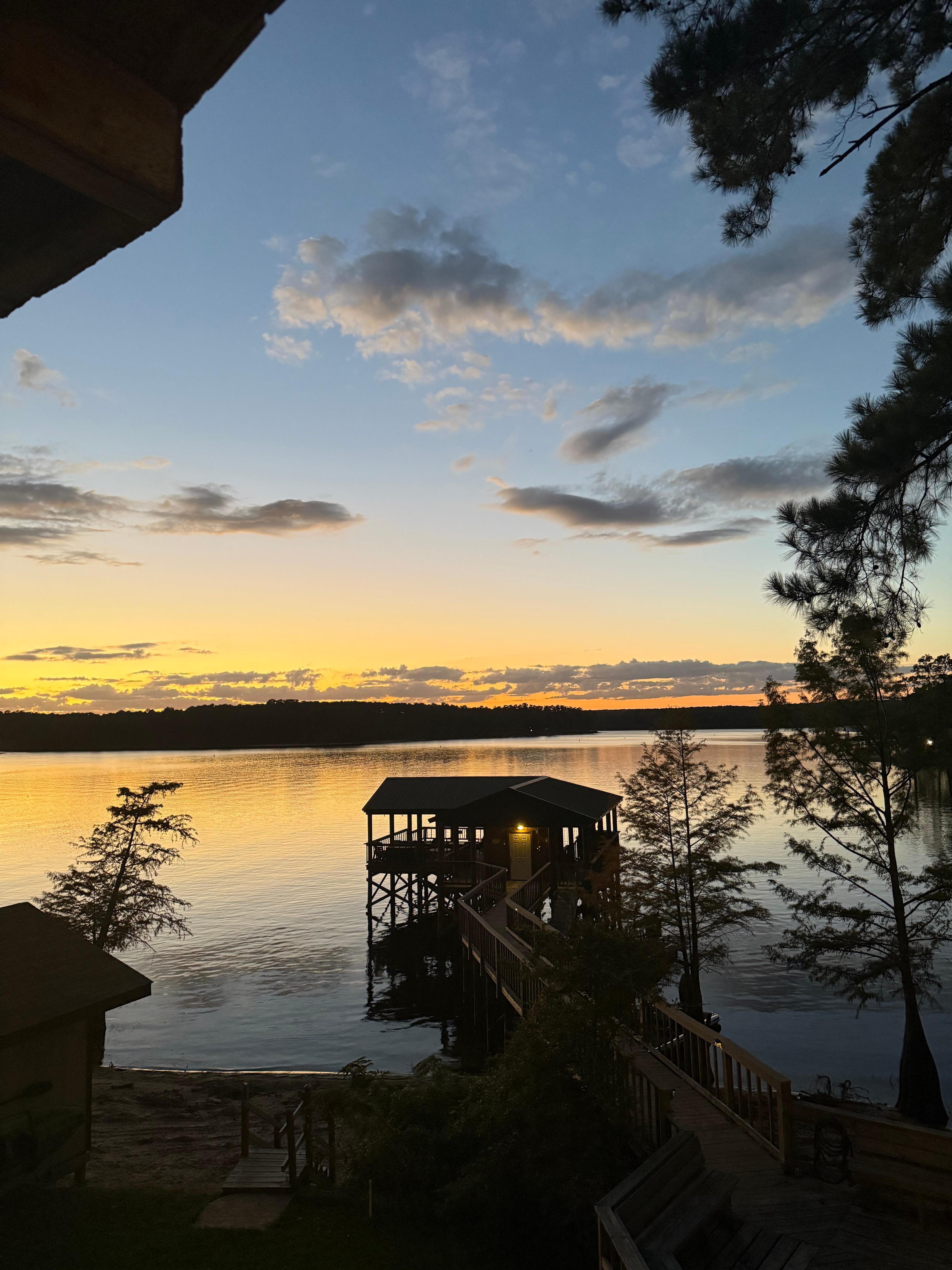 Sunset from the porch