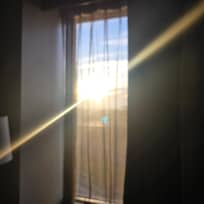 Beautiful morning sun.