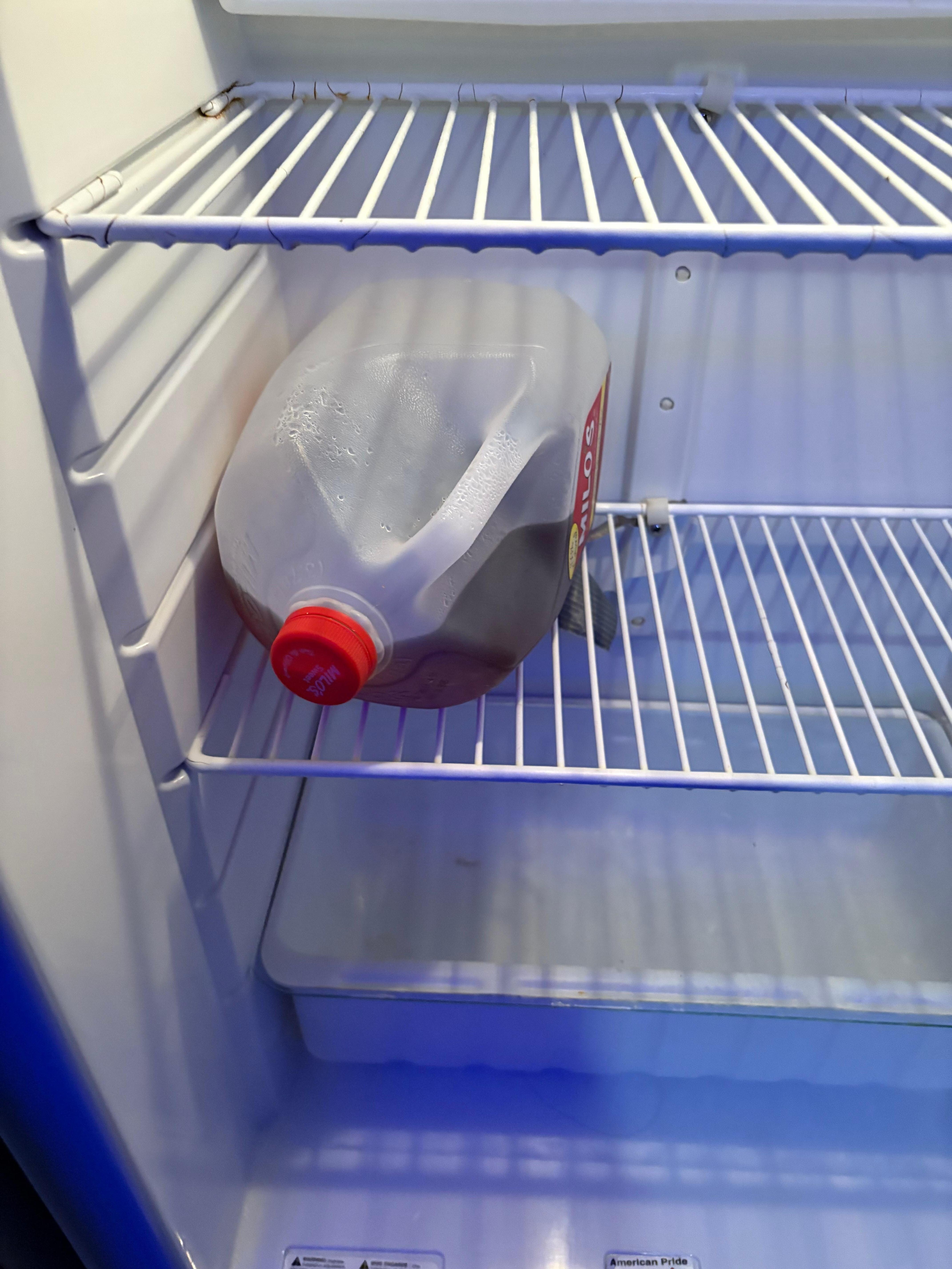 F id he had used items in it. 