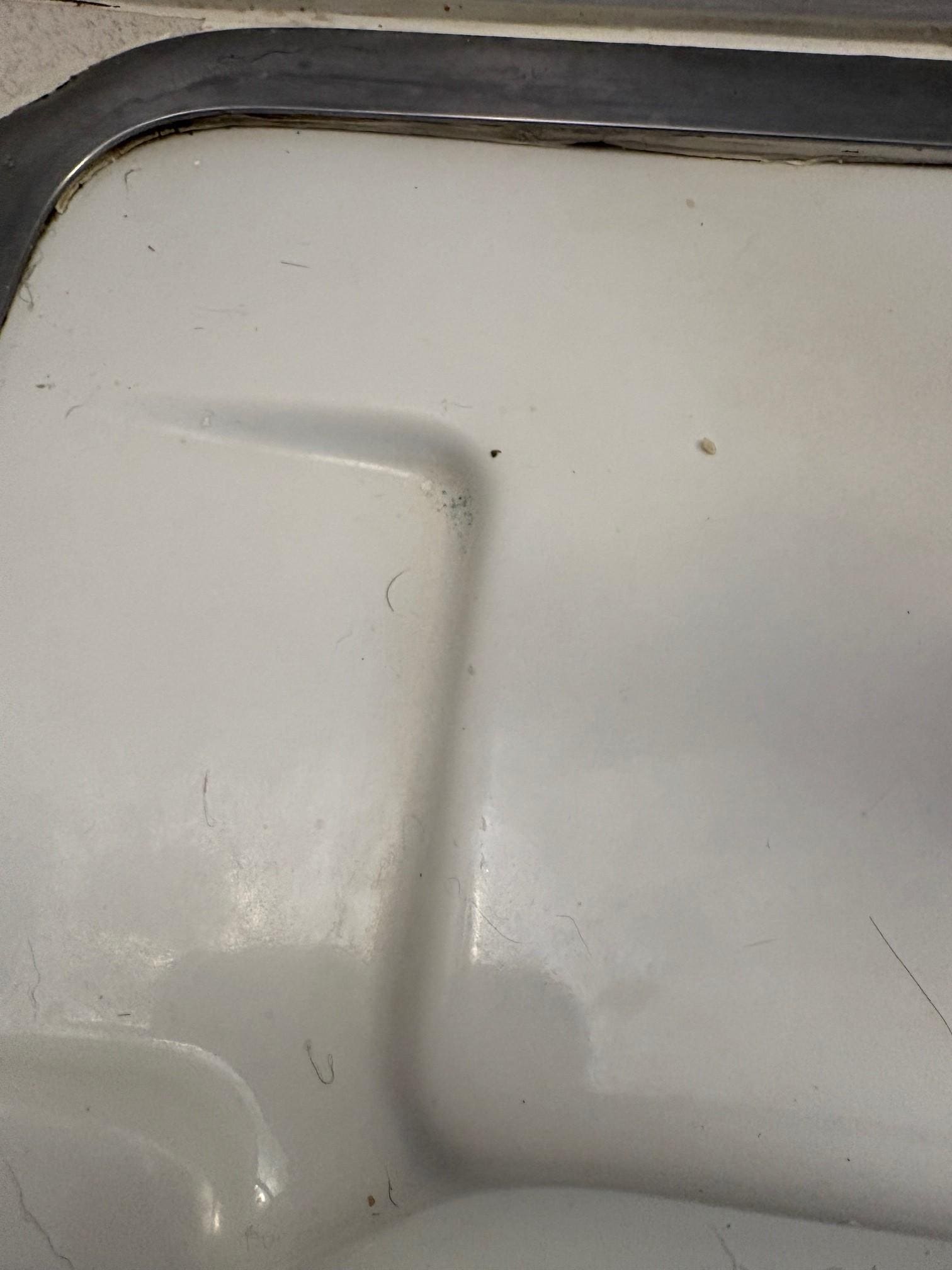 Hair and human bodily fluids found during arrival