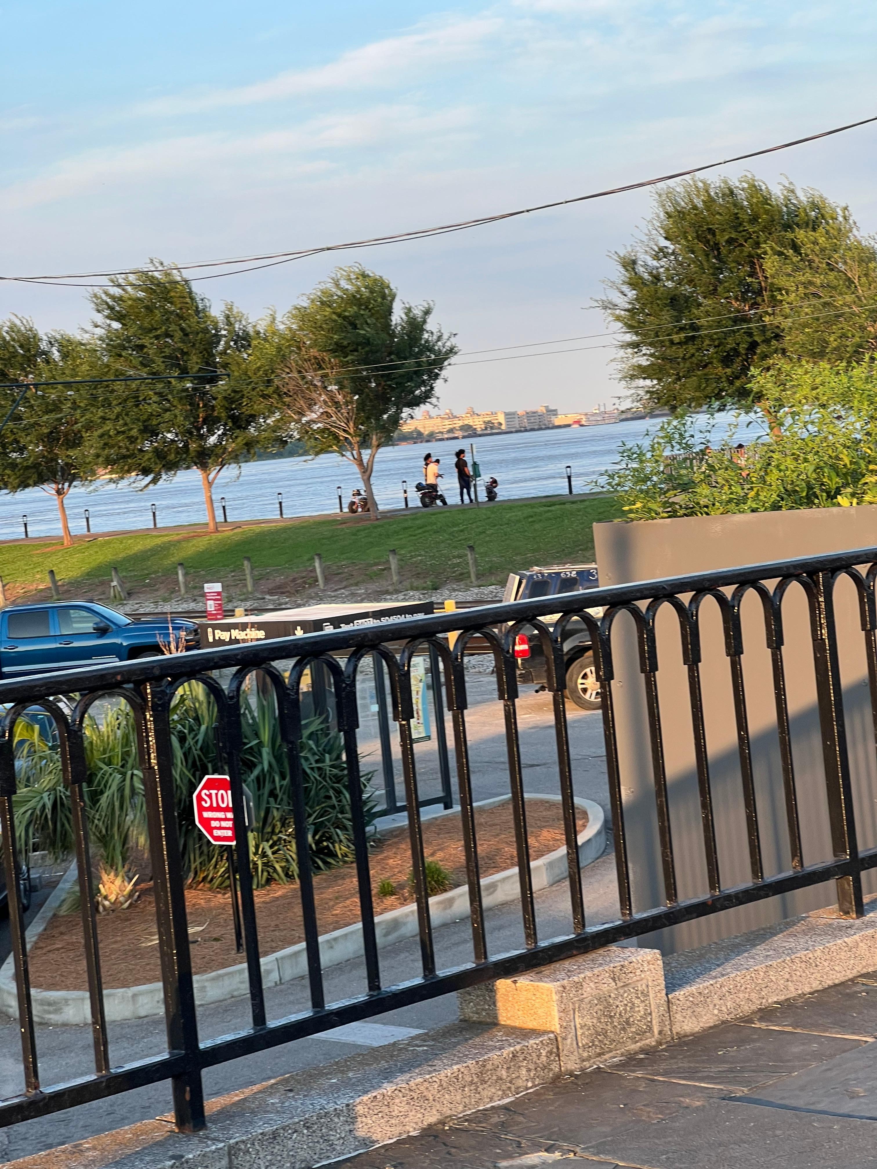 Over looking the Mississippi river