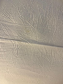 Weird body fluid stain