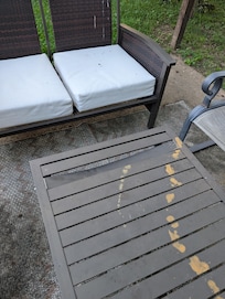 Broken, wobbly table