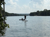 Kayak fishing and paddle boarding